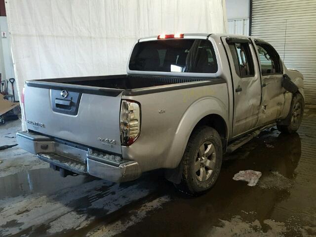 1N6AD0EV2DN731886 - 2013 NISSAN FRONTIER S SILVER photo 4