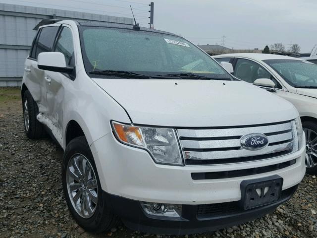 2FMDK4JC7ABA82882 - 2010 FORD EDGE SEL WHITE photo 1