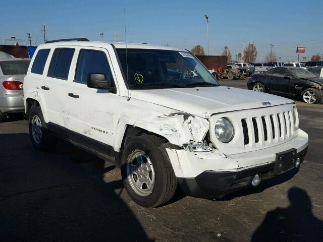 1C4NJPBA3CD512477 - 2012 JEEP PATRIOT SP WHITE photo 1