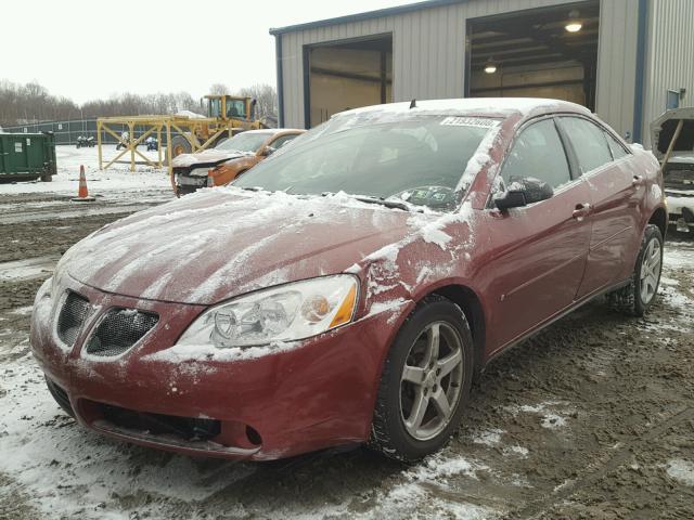 1G2ZG57B694159915 - 2009 PONTIAC G6 RED photo 2