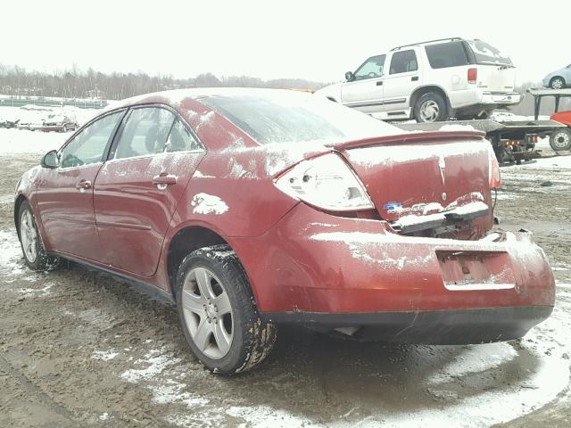 1G2ZG57B694159915 - 2009 PONTIAC G6 RED photo 3