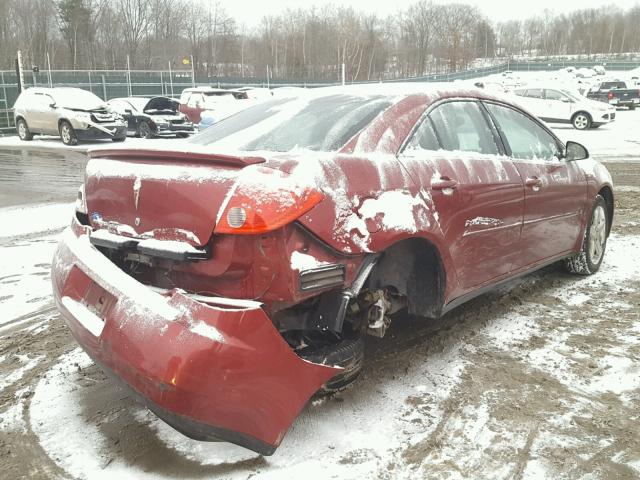 1G2ZG57B694159915 - 2009 PONTIAC G6 RED photo 4