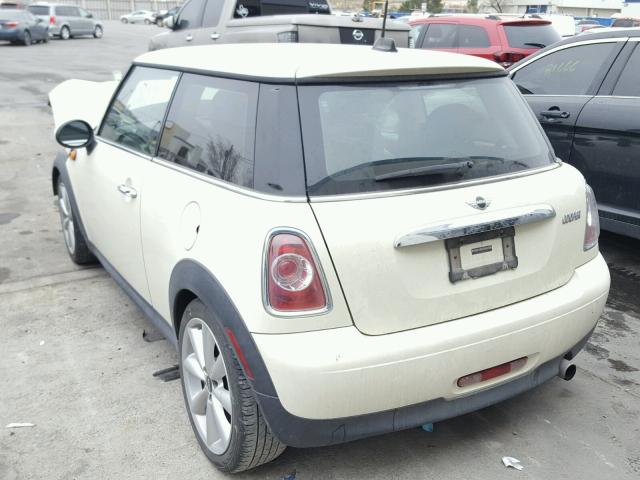 WMWSU3C5XDT692632 - 2013 MINI COOPER BEIGE photo 3