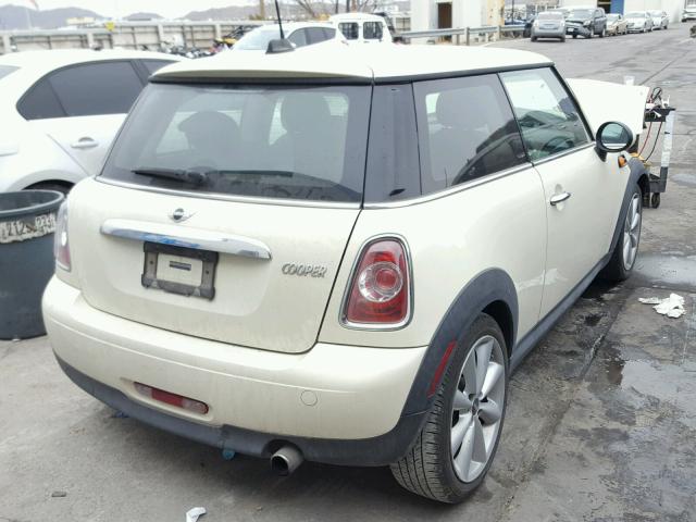 WMWSU3C5XDT692632 - 2013 MINI COOPER BEIGE photo 4