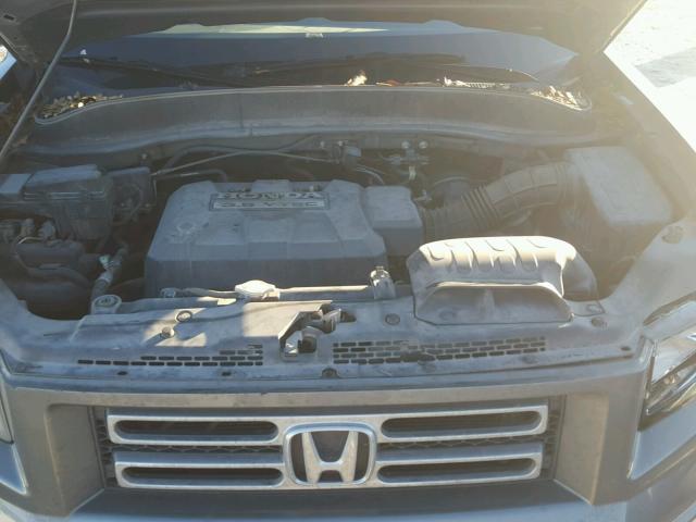 2HJYK16538H514112 - 2008 HONDA RIDGELINE GRAY photo 7