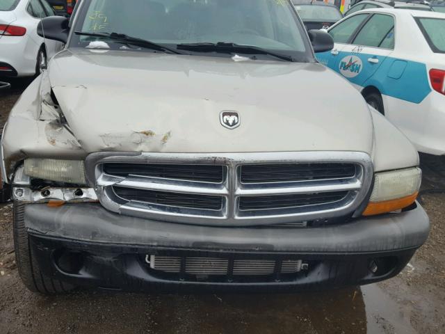 1B4HS58N72F102970 - 2002 DODGE DURANGO SL SILVER photo 7