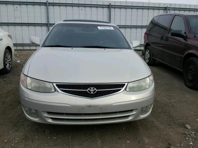 2T1CF28PXYC389627 - 2000 TOYOTA CAMRY SOLA SILVER photo 9