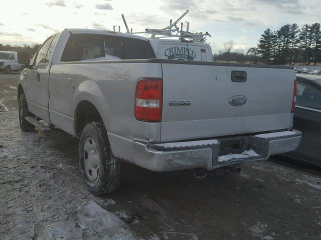 1FTRF14W08KB31214 - 2008 FORD F150 SILVER photo 3