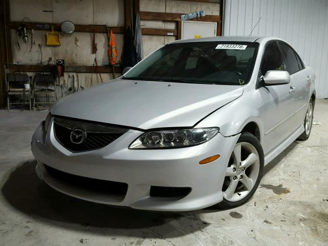 1YVFP84C445N78162 - 2004 MAZDA 6 I SILVER photo 2