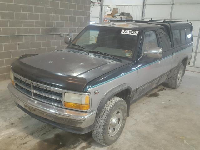 1B7GG23X2RS620638 - 1994 DODGE DAKOTA TWO TONE photo 2