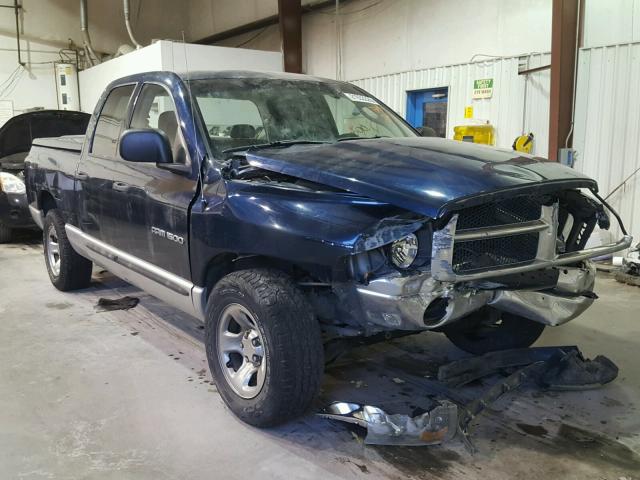 1D7HA18K35J614205 - 2005 DODGE RAM 1500 S BLUE photo 1