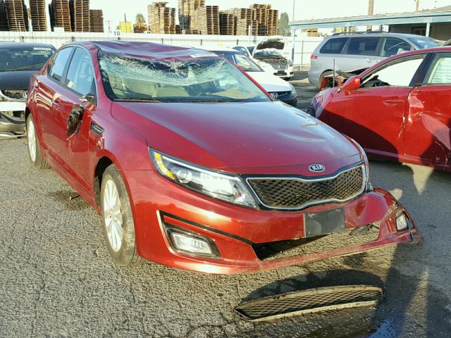 5XXGM4A73FG470035 - 2015 KIA OPTIMA LX 红色 照片 1