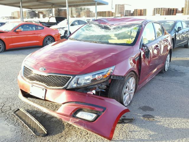 5XXGM4A73FG470035 - 2015 KIA OPTIMA LX 红色 照片 2