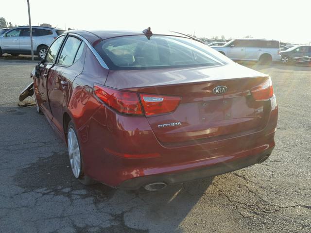 5XXGM4A73FG470035 - 2015 KIA OPTIMA LX 红色 照片 3