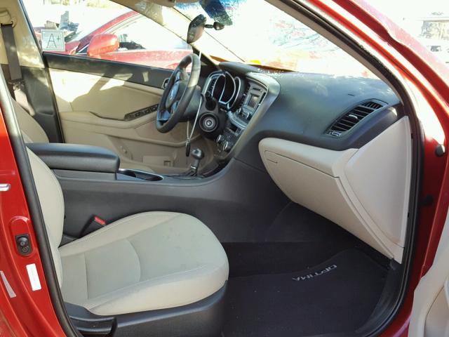 5XXGM4A73FG470035 - 2015 KIA OPTIMA LX 红色 照片 5