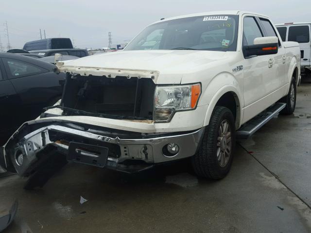 1FTPW12V19FB16295 - 2009 FORD F150 SUPER WHITE photo 2