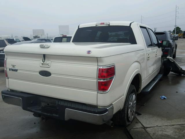 1FTPW12V19FB16295 - 2009 FORD F150 SUPER WHITE photo 4