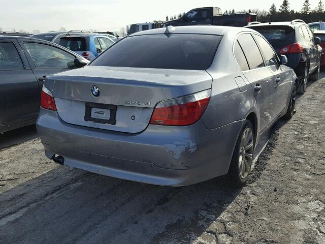 WBANF335X7CS41888 - 2007 BMW 525 XI GRAY photo 4