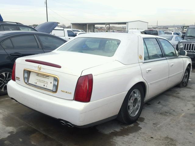 1G6KD54Y44U252104 - 2004 CADILLAC DEVILLE WHITE photo 4