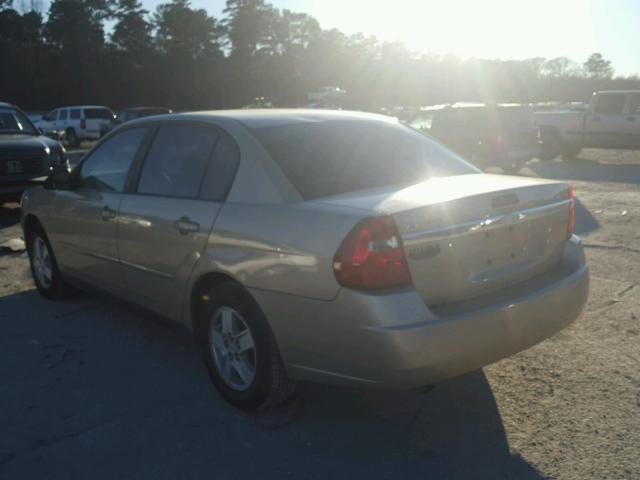1G1ZT52815F127786 - 2005 CHEVROLET MALIBU LS 金色 照片 3