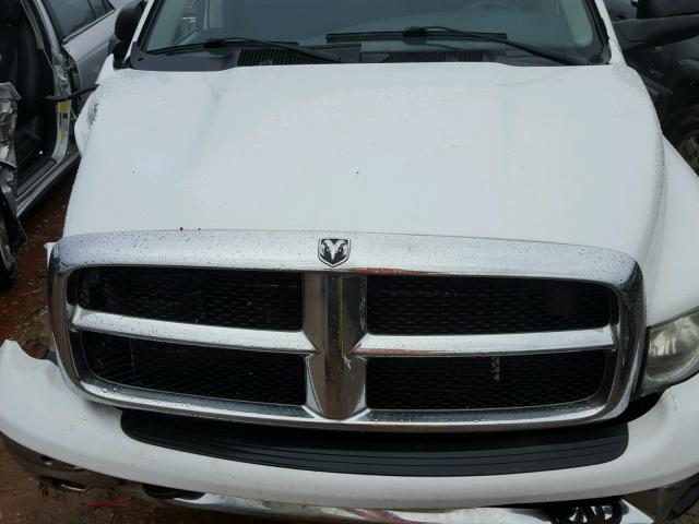 3D7KR28C05G742481 - 2005 DODGE RAM 2500 S WHITE photo 7