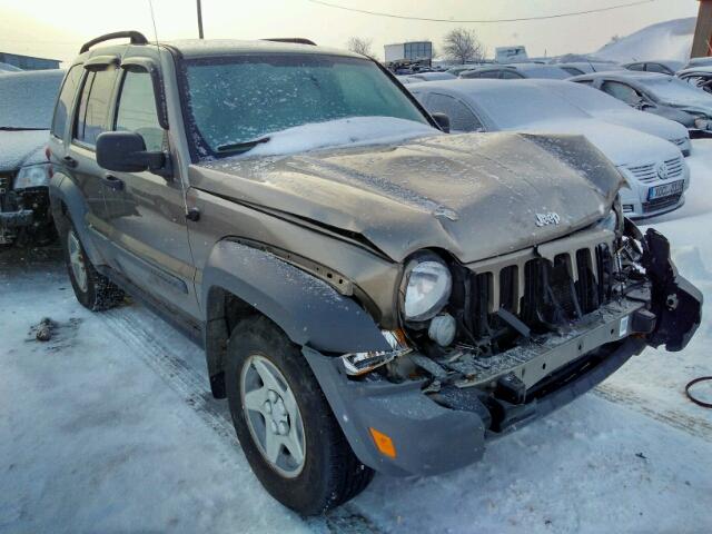 1J4GL48K66W121523 - 2006 JEEP LIBERTY SP BEIGE photo 1