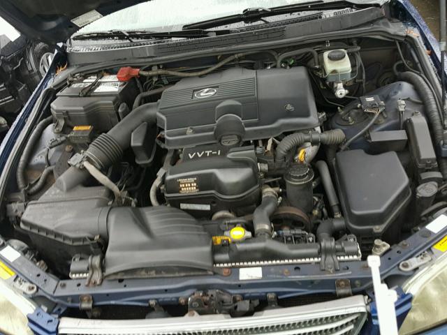 JTHBD182410012807 - 2001 LEXUS IS 300 BLUE photo 7