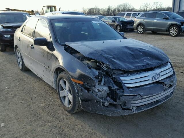 3FAHP07Z18R270746 - 2008 FORD FUSION SE BLACK photo 1