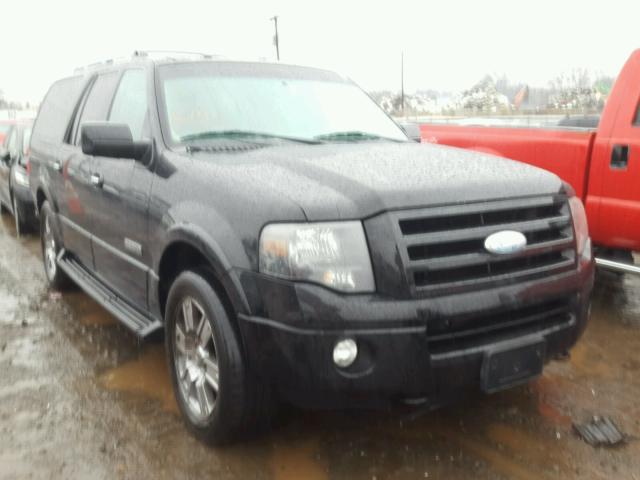 1FMFK20537LA44381 - 2007 FORD EXPEDITION BLACK photo 1