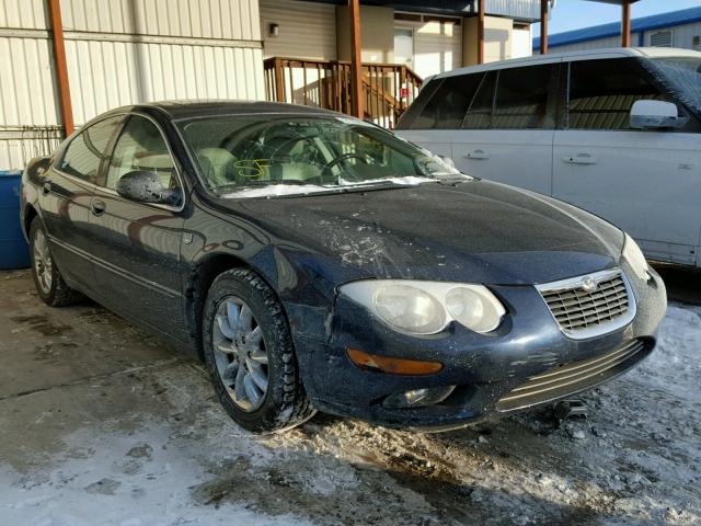 2C3AE66G84H685321 - 2004 CHRYSLER 300M BLUE photo 1