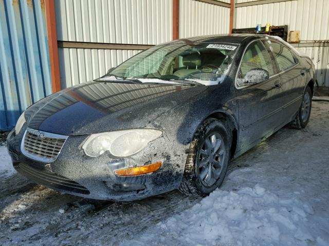 2C3AE66G84H685321 - 2004 CHRYSLER 300M BLUE photo 2