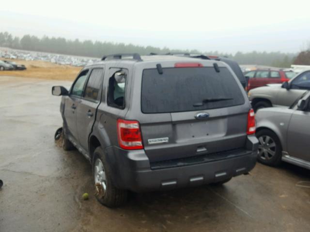 1FMCU0D78CKB69664 - 2012 FORD ESCAPE XLT GRAY photo 3