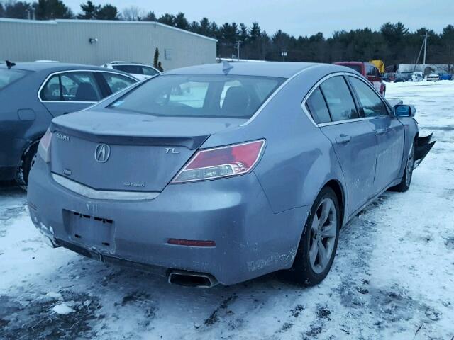 19UUA9F51CA002412 - 2012 ACURA TL GRAY photo 4