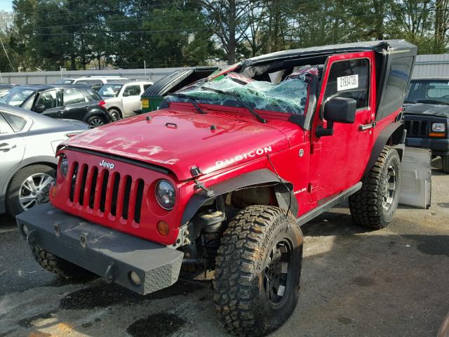 1C4BJWCG2CL286342 - 2012 JEEP WRANGLER R RED photo 2