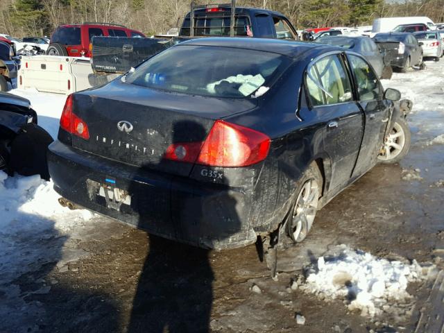 JNKCV51F25M308221 - 2005 INFINITI G35 BLACK photo 4