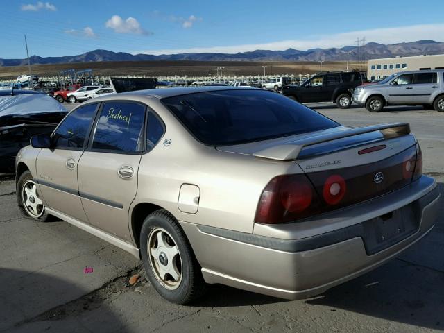 2G1WH55K019344177 - 2001 CHEVROLET IMPALA LS TAN photo 3