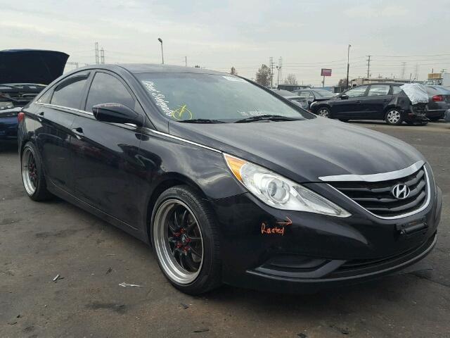 5NPEB4AC3CH405146 - 2012 HYUNDAI SONATA GLS BLACK photo 1