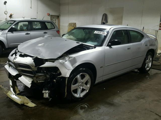 2B3LK33V39H568432 - 2009 DODGE CHARGER SX SILVER photo 2