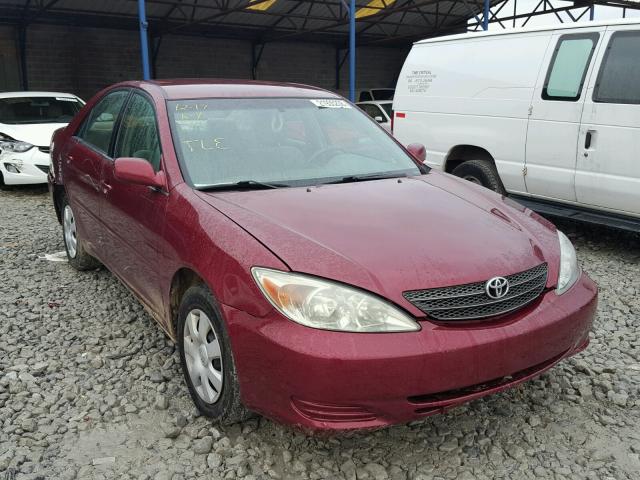 4T1BE32K44U309149 - 2004 TOYOTA CAMRY LE MAROON photo 1