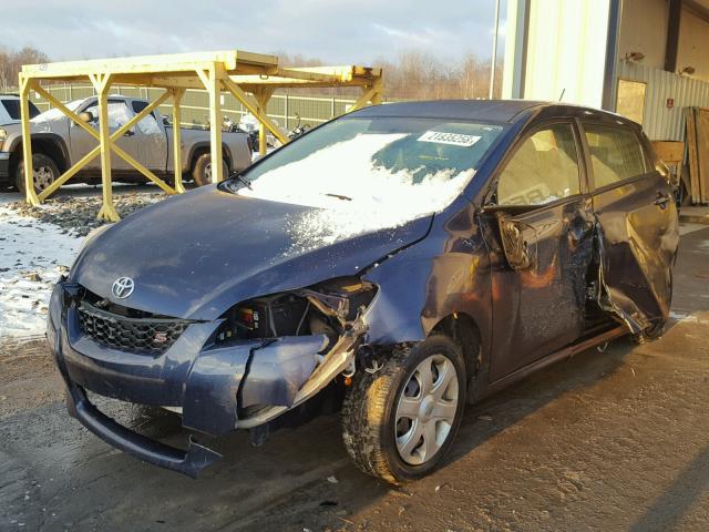 2T1LE40EX9C005856 - 2009 TOYOTA COROLLA MA BLUE photo 2