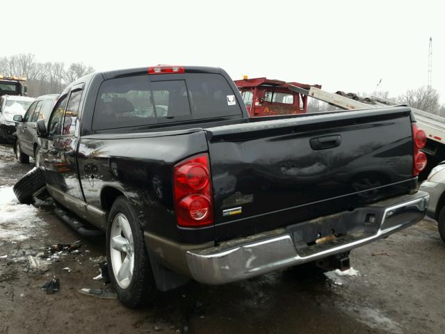 1D7HU18N88J154786 - 2008 DODGE RAM 1500 S BLACK photo 3