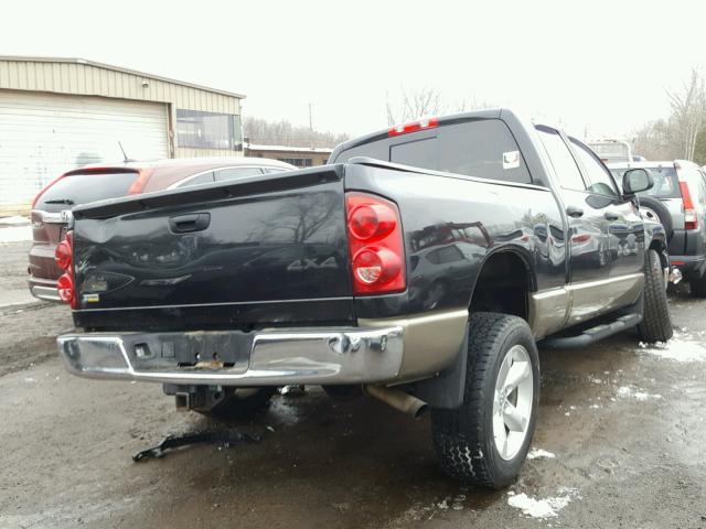 1D7HU18N88J154786 - 2008 DODGE RAM 1500 S BLACK photo 4