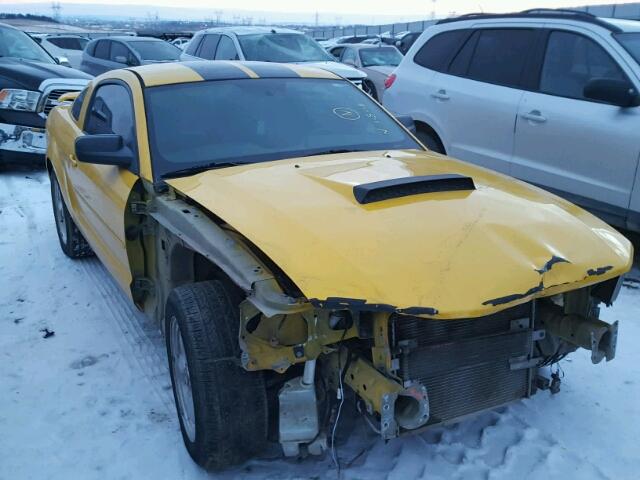 1ZVFT80N465182628 - 2006 FORD MUSTANG YELLOW photo 1