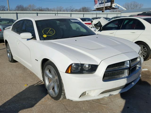 2C3CDXCT0EH164730 - 2014 DODGE CHARGER R/ WHITE photo 1