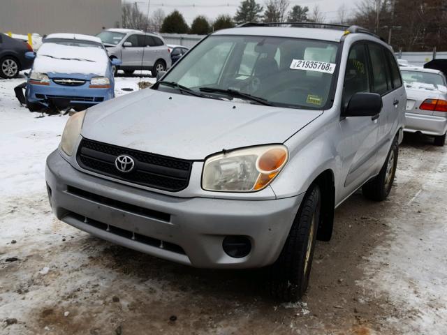 JTEGD20V040001211 - 2004 TOYOTA RAV4 SILVER photo 2