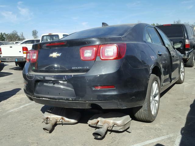 1G11F5SL1FF150267 - 2015 CHEVROLET MALIBU LTZ GRAY photo 4