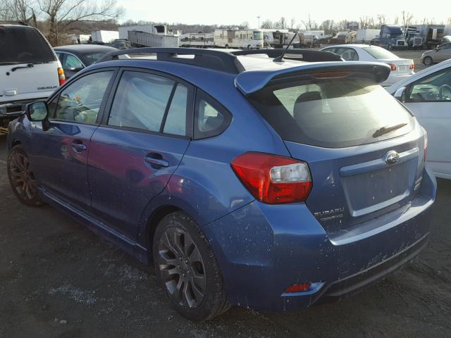 JF1GPAL69E8246284 - 2014 SUBARU IMPREZA SP BLUE photo 3