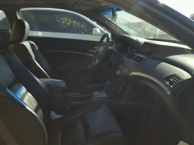 1HGCS22838A014259 - 2008 HONDA ACCORD EXL GRAY photo 5