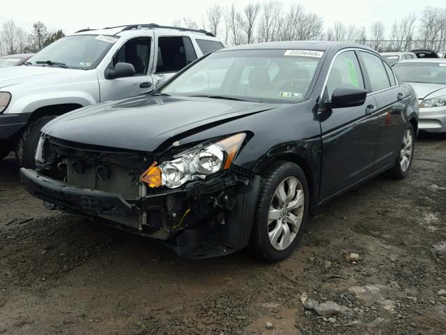 1HGCP26889A161951 - 2009 HONDA ACCORD EXL BLACK photo 2