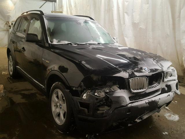 WBXPC93457WF23584 - 2007 BMW X3 3.0SI BLACK photo 1